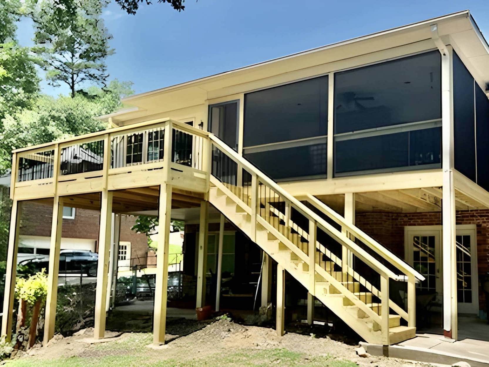 Findley Alabama Decks and Exteriors Pressure Treated Deck SCREENEZE Deckorator Alu